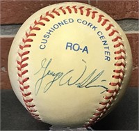 Autographed George Williams Baseball
