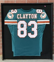 Autographed Mark Clayton Miami Dolphins Jersey