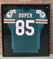 Autographed Mark "Super" Duper Framed Jersey