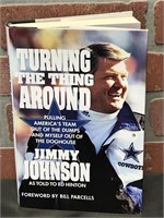 Autographed Jimmy Johnson "Turning The Thing