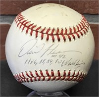 Dave Henerdon Autographed Baseball