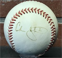 Autographed Chris Singleton Baseball
