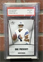 Graded 10 2016 Leaf Draft Dak Prescott Rookie