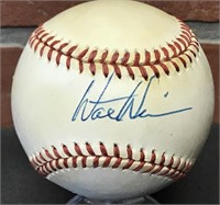 Walt Wiess Autographed Baseball