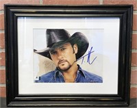 Autographed Tim McGraw Photo