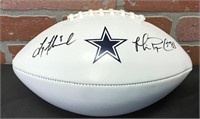 Autographed Troy Aikman and Michael Irving