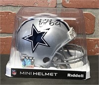 Autographed Ezekiel Elliot Cowboys Mini-Helmet