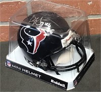 Autographed D.J. Swearinger Mini-Helmet