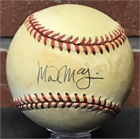 Autographed Mark McMgwire Baseball