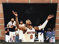 Autographed New York Knicks Photo