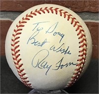 Autographed Roy Fosse Baseball