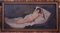 Framed Painting -- Nude