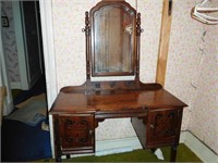 Vintage Vanity with Mirror