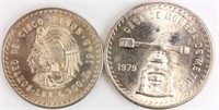 Coin 2 Silver Mexico Silver Coins