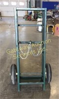 Acetylene torch cart on wheels