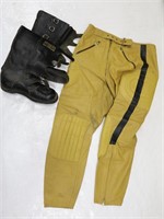 Vintage Torsten Hallman Leather Motocross Pants