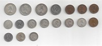 Canadian Coins: 1965 Five Cents, 1956 25 Cents,