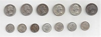 1948, 1953, 1956, (2) 1964, & 1965 Quarters,