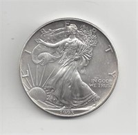 1993 American eagle $1, 1oz Fine Silver