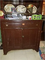 ANTIQUE HUTCH -  CONTENTS NOT INCLUDED