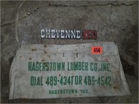 HAGERSTOWN INDIANA LUMBER CO APRON AND CHEVY
