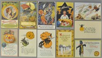 ELEVEN EARLY HALLOWEEN POSTCARDS