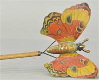 ARTICULATED BUTTERFLY PUSH TOY