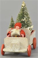 SANTA DRVING A TRUCK