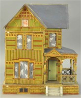 GOTTSCHALK BLUE ROOF DOLL HOUSE