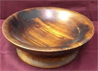 Wood Pedestal Bowl