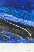 HANS HARTUNG German-French 1904-1989 Oil on Canvas
