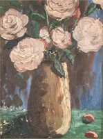 LOUIS VALTAT French 1869-1952 OOC Still Flowers