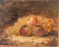 ANTOINE MARZO French 1853-1946 OOC Still Fruit