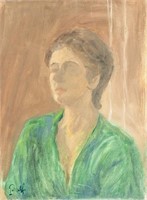 ROLF HARRIS Australian b.1930 OOC Lady Portrait