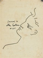 (After) JEAN COCTEAU French 1889-1963 Dated 1966