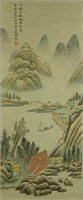 WU HUFAN Chinese 1894-1968 Watercolor Paper Scroll