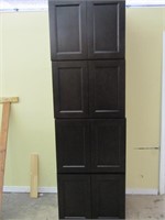 30"X24"X24" DOWNTOWN DARK STACKABLE CABINETS