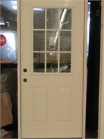 EXTERIOR 9 LITE DOOR 36"X80" RH