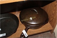 CAST IRON PAN W/ LID