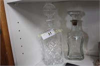 DECANTERS WITH STOPPERS