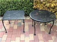 Woodard Outdoor Furniture Serving Tables (2)