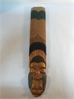 REALLY TALL AND THIN TRIBAL MASK 19 x 3.5"