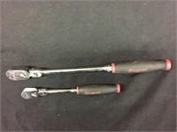 2 Snap-On Flex Head Ratchets 1/4" and 3/8" Drive