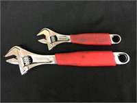 2 Snap-On Adjustable Wrenches