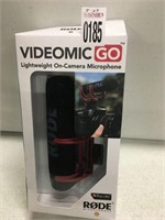 RODE VIDEO MIC ON CAMERA MICROPHONE