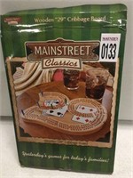 MAINSTREET COLLECTIONS WOODEN 29 IN CRIBBAGE