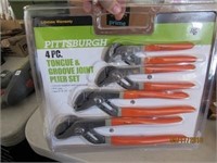 Pittsburg 4 pc. Joint Plier Set