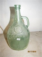 Owens- Illinois Green Glass Bottle