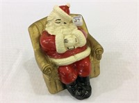 Lg. Santa Sleeping in Chair Bank