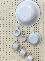 Lot of 7 White Porcelainware